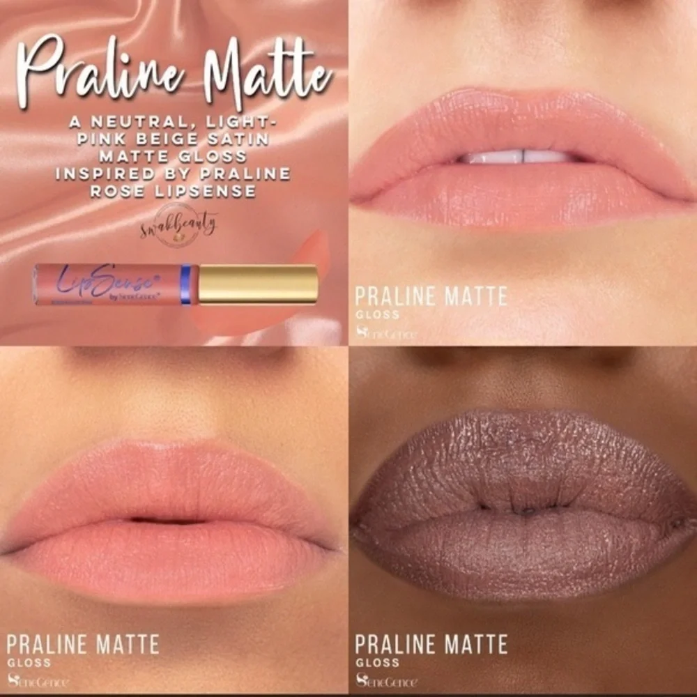 NWT. SeneGence Praline Matte LipSense Gloss